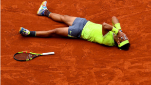 Nadal en Roland Garros 2019. Fuente: Getty