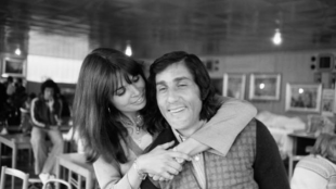 Ilie Nastase con su primer amor, Dominique Grazia. Fuente: Getty