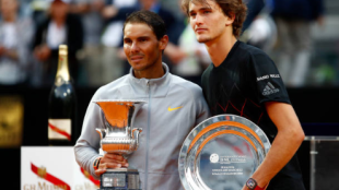 Alexander Zverev, tras la final de Roma ante Nadal. Fuente: Getty