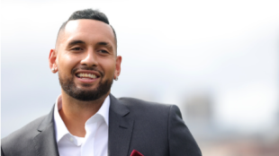 Nick Kyrgios habla en Laver Cup 2021. Foto: gettyimages