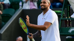 Nick Kyrgios analiza su duelo ante Aliassime. Foto: gettyimages