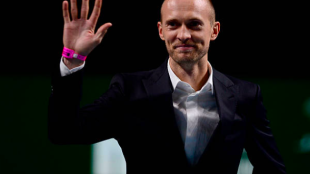 Nikolay Davydenko en una gala. Fuente: Getty