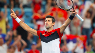 Novak Djokovic, imparable en esta ATP Cup. Fuente: Getty