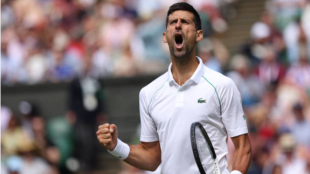 Novak Djokovic. Fuente: Getty