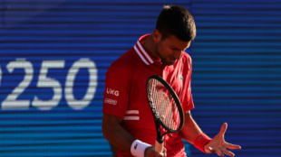 Novak Djokovic pierde con Aslan Karatsev en Belgrado. Foto: gettyimages