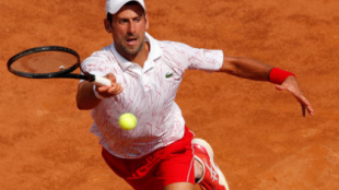 Novak Djokovic gana a Salvatore Caruso en ATP Masters 1000 Roma 2020. Foto: gettyimages