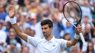 Novak Djokovic habla del COVID y Van Rijthoven en Wimbledon 2022. Foto: gettyimages