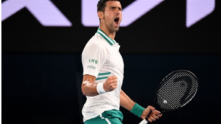 Novak Djokovic gana a Karatsev y es finalista en Open de Australia 2021. Foto: gettyimages