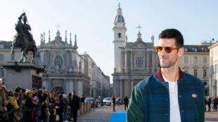 Novak Djokovic en el Media Day de las ATP Finals 2022. Foto: Getty