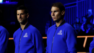 Novak Djokovic y Rafael Nadal. Fuente: TennisTV