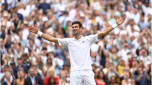 Novak Djokovic, rivales en finales de Grand Slam. Foto: gettyimages