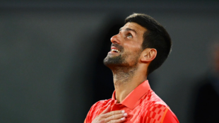 Novak Djokovic en Roland Garros 2023. Foto: Getty