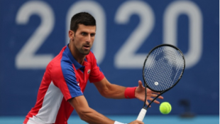 Novak Djokovic gana a Struff en Juegos Olímpicos Tokio 2021. Foto: gettyimages
