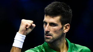 Novak Djokovic derrota a Taylor Fritz en semifinales de ATP Finals 2022. Foto: Getty