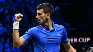 Novak Djokovic en la Laver Cup 2022. Foto: Getty