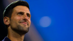 Novak Djokovic, muy tranquilo. Fuente: Getty