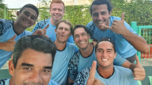 El equipo de Oceanía Pacífico. Fuente: Oceania Tennis