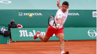 Novak Djokovic, primer cabeza de serie en Montecarlo 2022. Foto: gettyimages