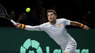 Pablo Carreño pierde su duelo ante Marin Cilic en la Copa Davis 2022. Foto: Getty