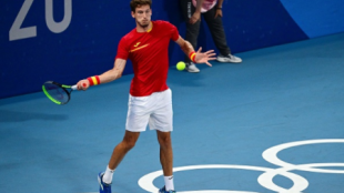 Pablo Carreño gana a Daniil Medvedev en Juegos Olímpicos Tokio 2021. Foto: gettyimages