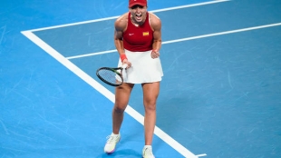 Paula Badosa, mentalidad ganadora en United Cup 2023. Foto: gettyimages