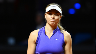 Paula Badosa pierde con Sabalenka en Stuttgart 2022. Foto: gettyimages