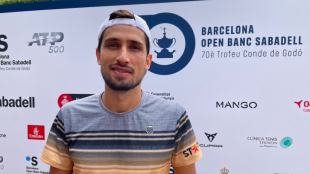 Pedro Cachín, entrevistado en el Conde de Godó 2023. Fuente: Punto de Break