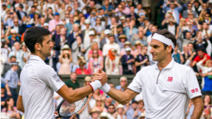 Novak Djokovic y Roger Federer, beneficiados por el nuevo ranking. Fuente: Getty