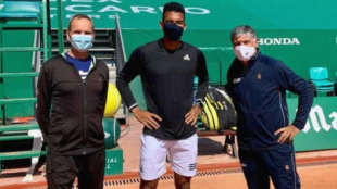 Toni Nadal se sumó al equipo de trabajo de Aliassime. Foto: @felixtennis