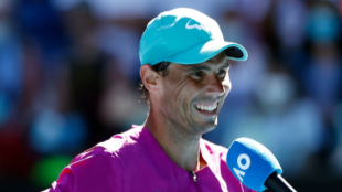 Rafael Nadal en el Open de Australia. Foto: Getty
