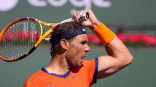 Rafael Nadal en Indian Wells 2022. Foto: Getty
