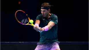 Rafael Nadal habla tras ganar a Andrey Rublev en Nitto ATP Finals 2020. Foto: gettyimages
