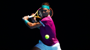 Rafael Nadal en el Open de Australia. Foto: Getty
