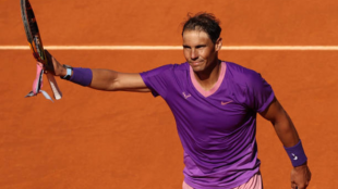 Nadal celebra su debut en Madrid. Fuente: Getty
