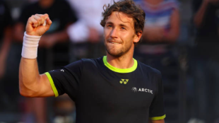 La recuperación exprés de Ruud. Foto: Getty