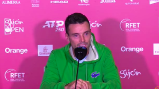 Roberto Bautista en el Media Day del Gijón Open. Fuente: RFET