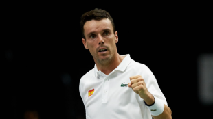Roberto Bautista en la Copa Davis 2022. Foto: Getty