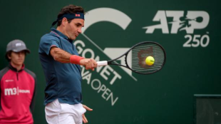 Federer perdió contra Andújar en Ginebra. Foto: Getty