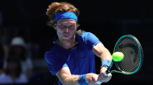 Andrey Rublev se impone a Dominic Thiem. Foto: Getty