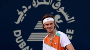 Rublev y su mensaje en el conflicto Rusia-Ucrania: "Lo importante es que haya paz". Foto: Getty