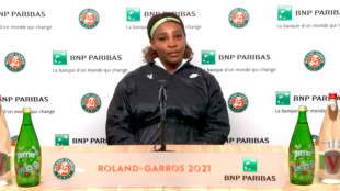 Serena Williams dijo adiós a París. Fuente: Roland Garros 2021