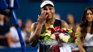 Serena Williams en su despedida del WTA 1000 de Toronto. Fuente. WTA