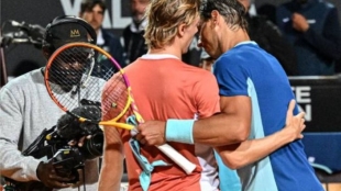 Shapovalov: "Es duro ver a Rafa así de dolorido al final del encuentro". Foto: Getty