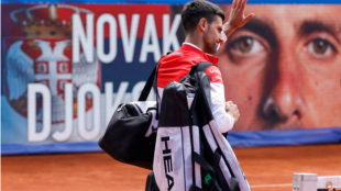 Novak Djokovic, en su torneo natal en Belgrado. Fuente: Getty