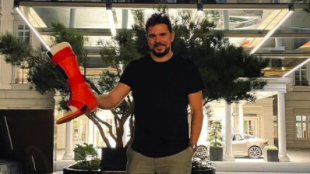 Wawrinka mostró la bota que utilizó estos meses para inmovilizar su pie. Foto: Instagram Wawrinka