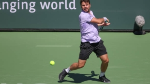 Stan Wawrinka gana a Holger Rune en Indian Wells 2023. Foto: gettyimages