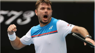 Stan Wawrinka gana a Daniil Medvedev en Open Australia 2020. Foto: gettyimages