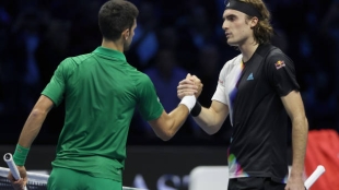 Stefanos Tsitsipas, declaraciones ante Djokovic en ATP Finals 2022. Foto: gettyimages