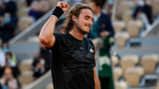 Stefanos Tsitsipas habla tras meterse en semifinales de Roland Garros 2020. Foto: gettyimages