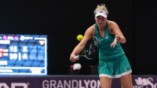 Clara Tauson en su debut en Lyon. Fuente: Alexandre Hergott / Métropole de Lyon
